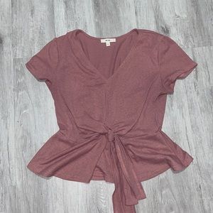 Mauve pink blouse